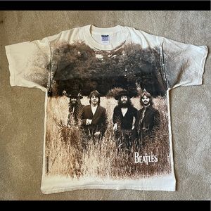 1998 The Beatles All Over Print Vintage T Shirt